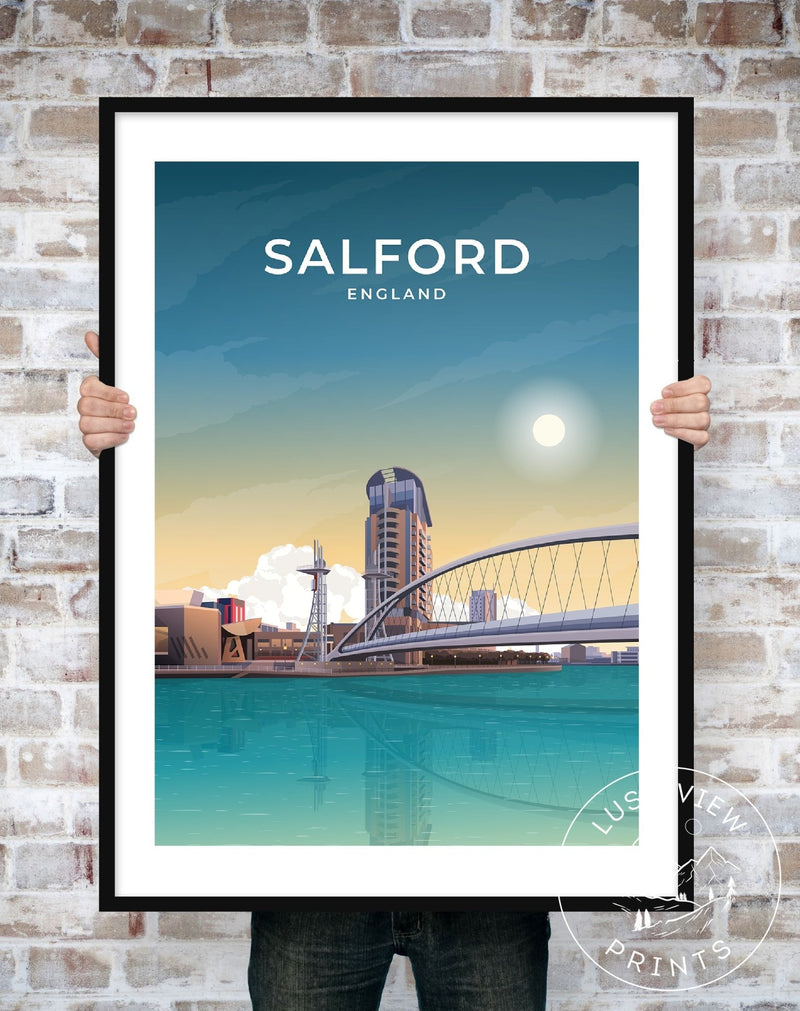 SALFORD - ENGLAND - LUSH VIEW PRINTS