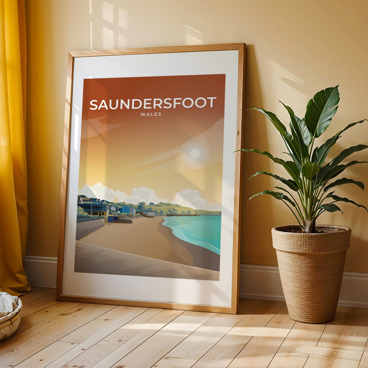 SAUNDERSFOOT - WALES - LUSH VIEW PRINTS