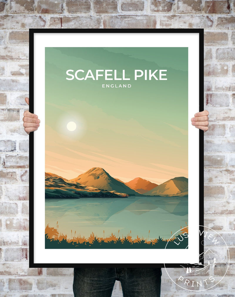 SCAFELL PIKE - ENGLAND - LUSH VIEW PRINTS