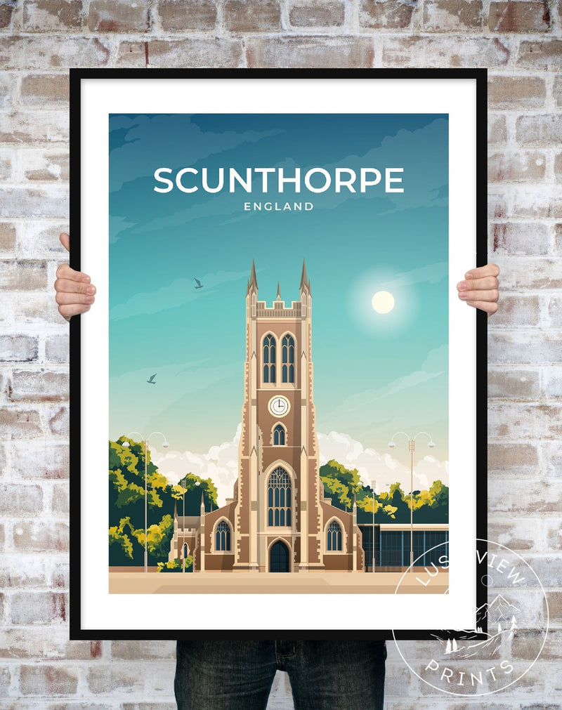 SCUNTHORPE - ENGLAND - LUSH VIEW PRINTS