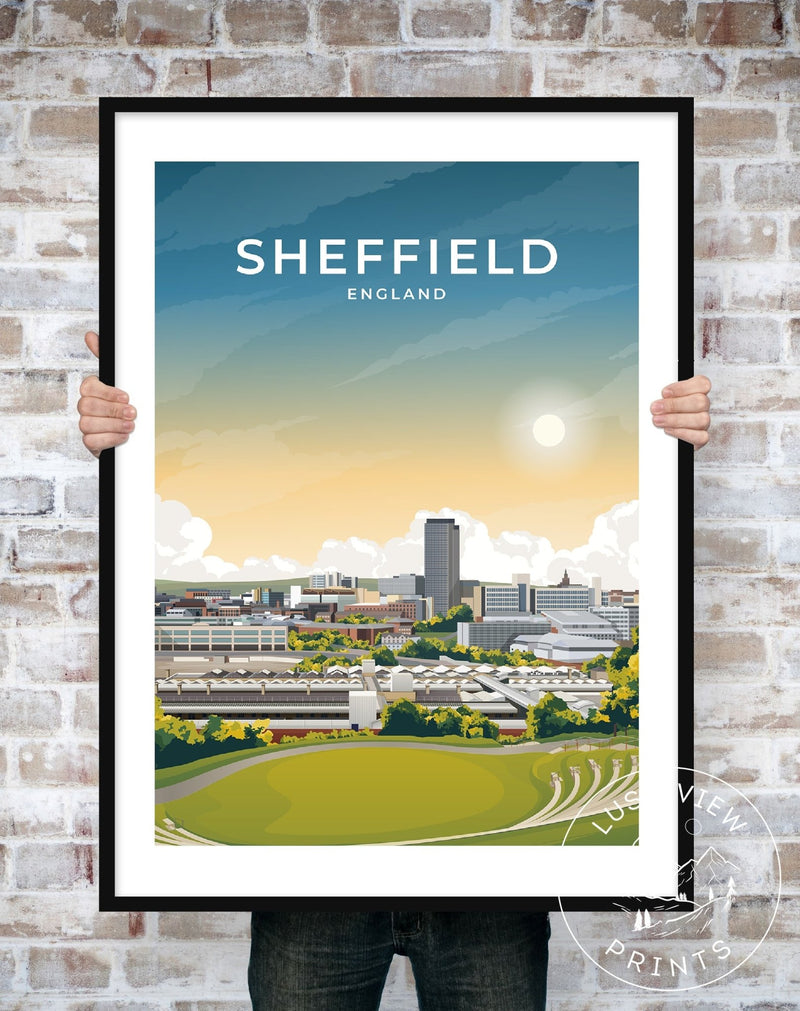 SHEFFIELD - ENGLAND - LUSH VIEW PRINTS