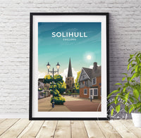 SOLIHULL - ENGLAND - LUSH VIEW PRINTS