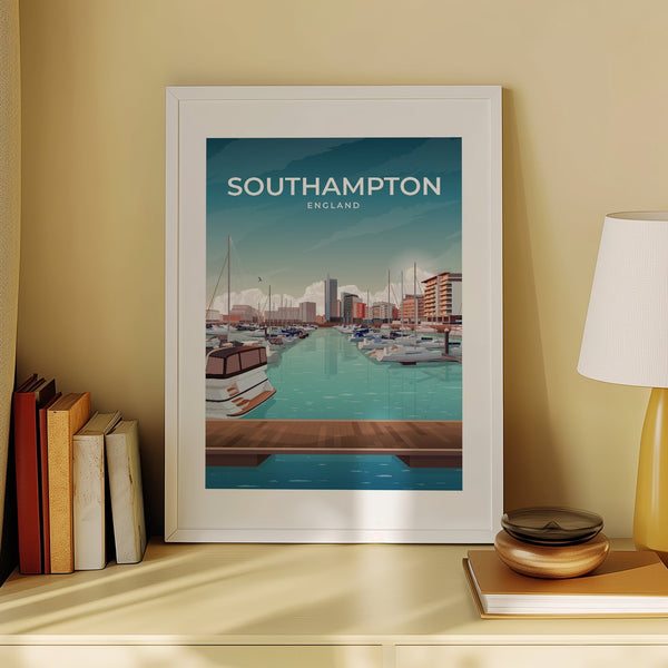 SOUTHAMPTON - ENGLAND - LUSH VIEW PRINTS