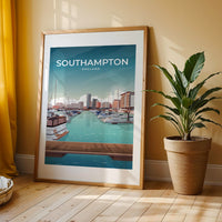 SOUTHAMPTON - ENGLAND - LUSH VIEW PRINTS