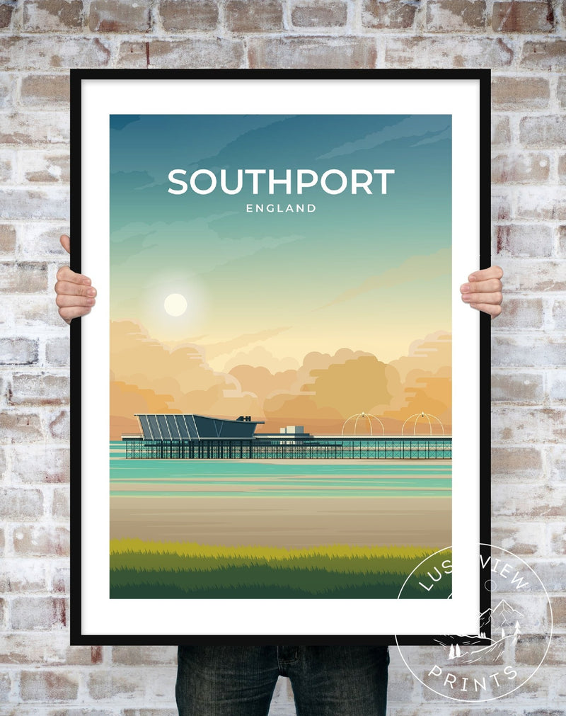 SOUTHPORT - ENGLAND - LUSH VIEW PRINTS
