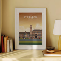 ST HELENS - ENGLAND - LUSH VIEW PRINTS