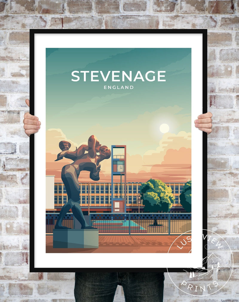 STEVENAGE - ENGLAND - LUSH VIEW PRINTS