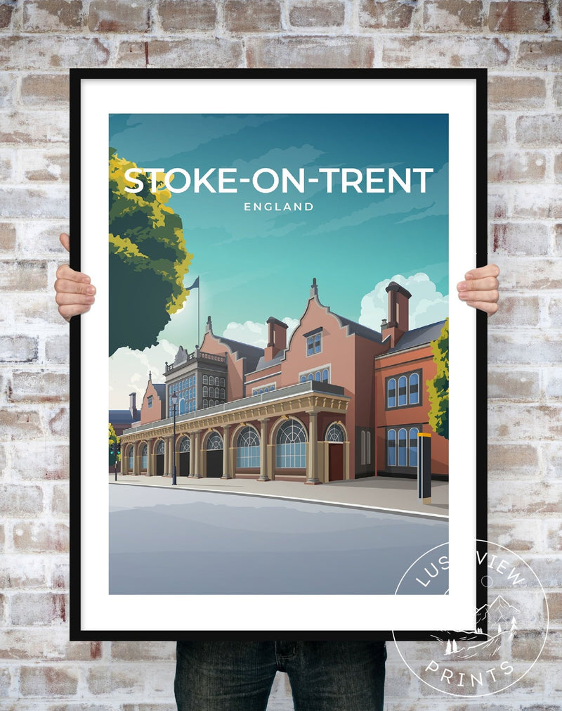 STOKE - ON - TRENT - ENGLAND - LUSH VIEW PRINTS