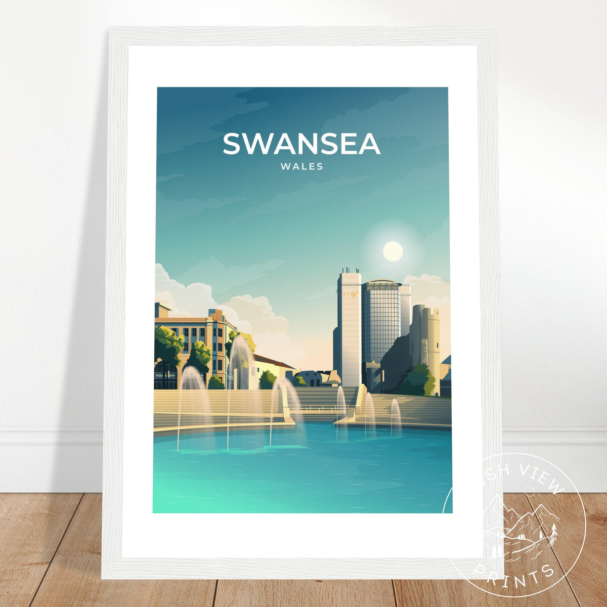 SWANSEA - WALES - LUSH VIEW PRINTS