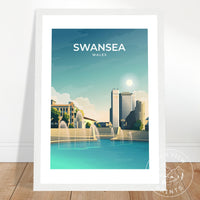 SWANSEA - WALES - LUSH VIEW PRINTS