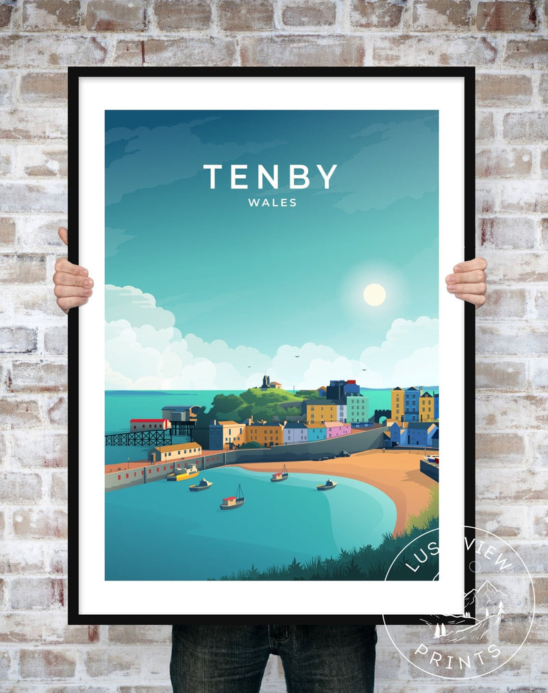 Tenby - Limited Edition Art Print - LUSH VIEW PRINTS