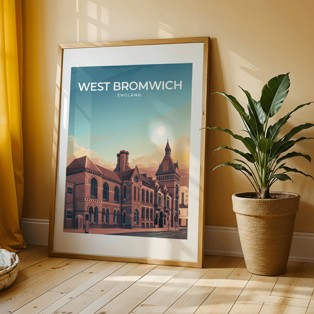 WEST BROMWICH PRINT | WALL ART - LUSH VIEW PRINTS