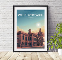 WEST BROMWICH PRINT | WALL ART - LUSH VIEW PRINTS