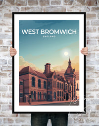 WEST BROMWICH PRINT | WALL ART - LUSH VIEW PRINTS