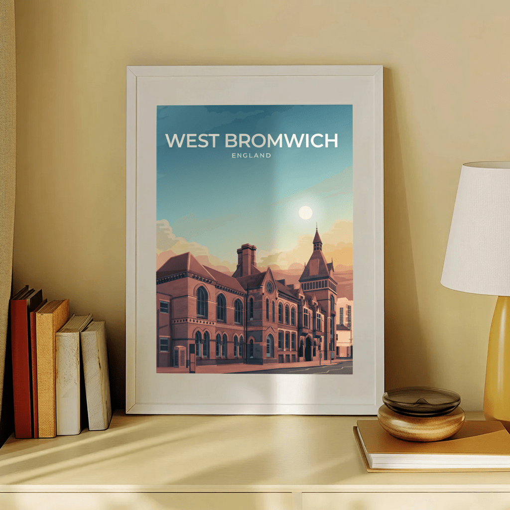 WEST BROMWICH PRINT | WALL ART - LUSH VIEW PRINTS
