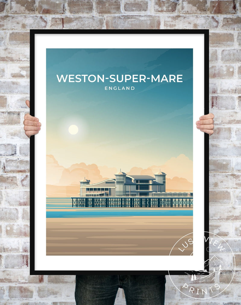WESTON - SUPER - MARE - ENGLAND - LUSH VIEW PRINTS