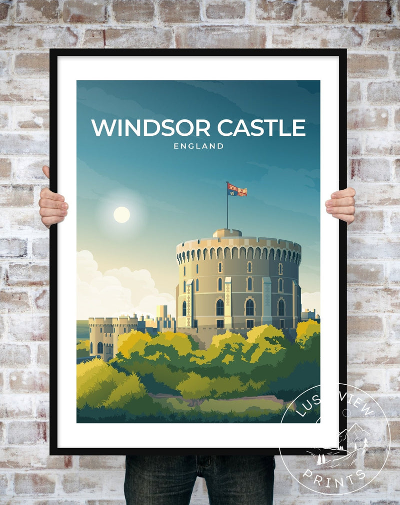 WINDSOR CASTLE - ENGLAND - LUSH VIEW PRINTS