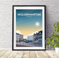 WOLVERHAMPTON - ENGLAND - LUSH VIEW PRINTS
