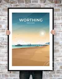 WORTHING - ENGLAND - LUSH VIEW PRINTS