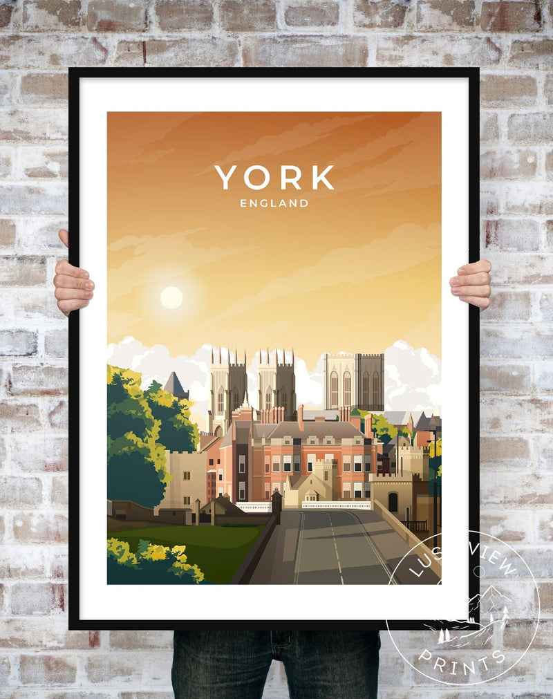 YORK - ENGLAND - LUSH VIEW PRINTS
